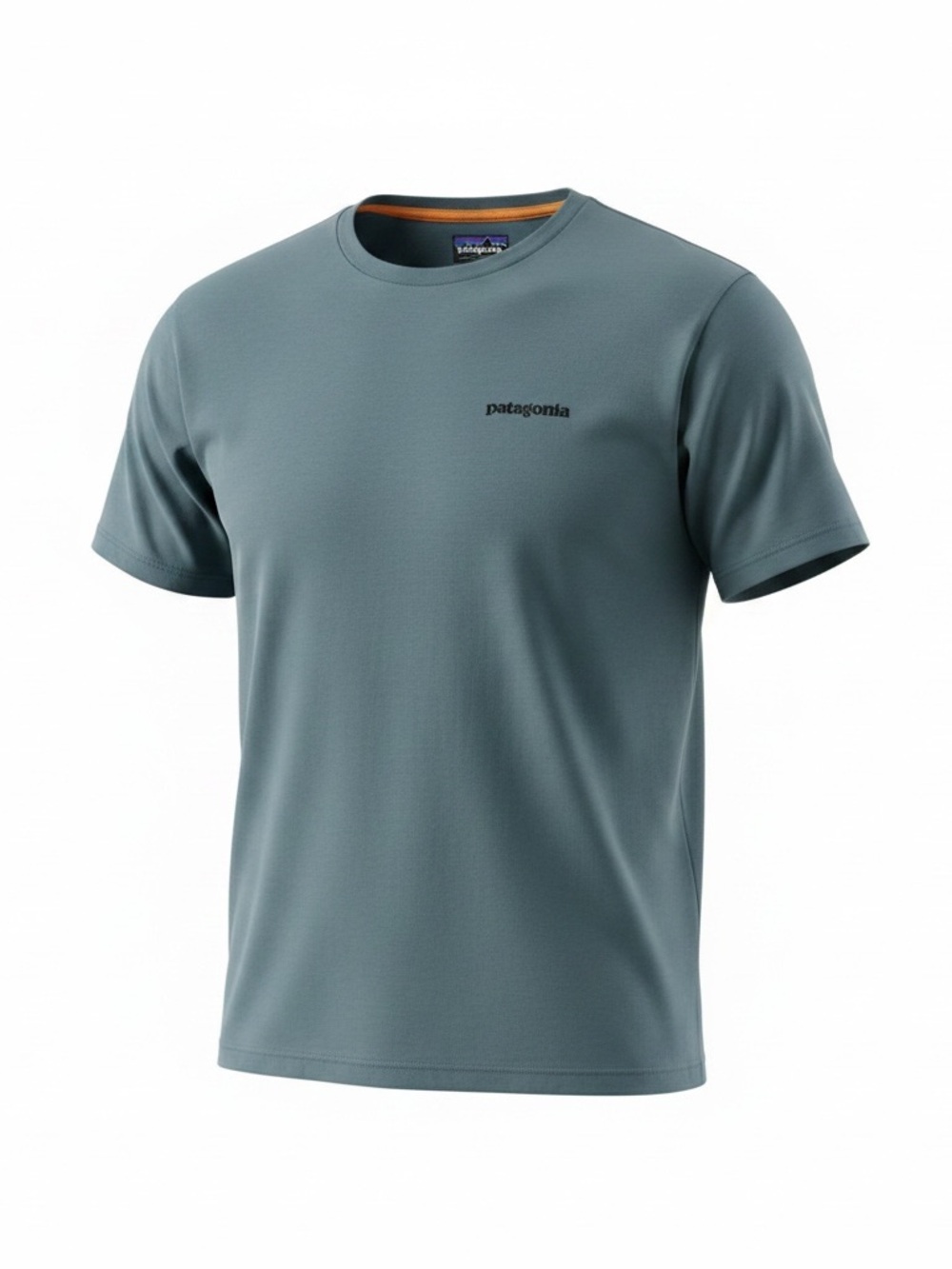 Patagonia Men's Short Sleeve Crew Tee in Slate Green